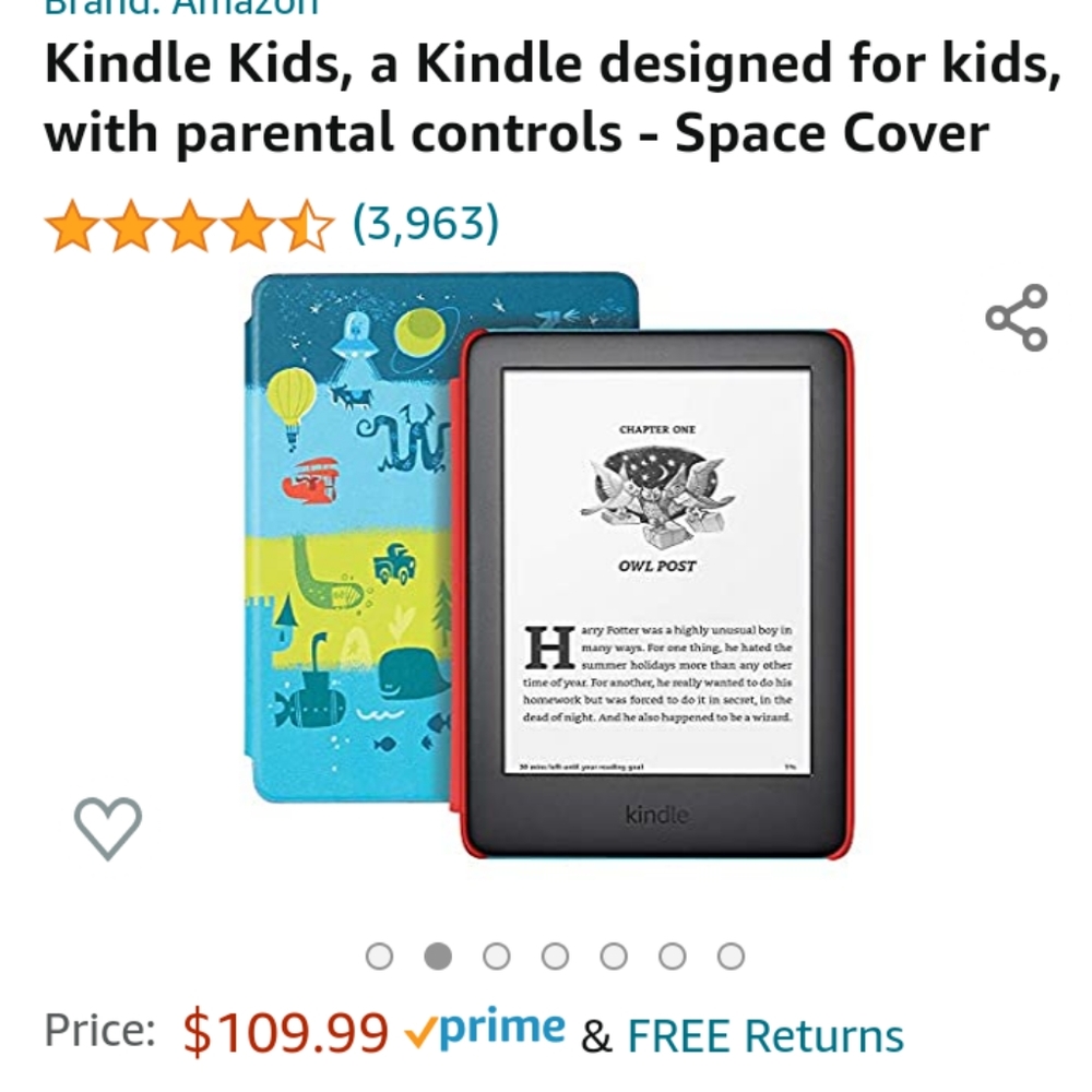 ***SOLD*** Kids Kindle Generation 10